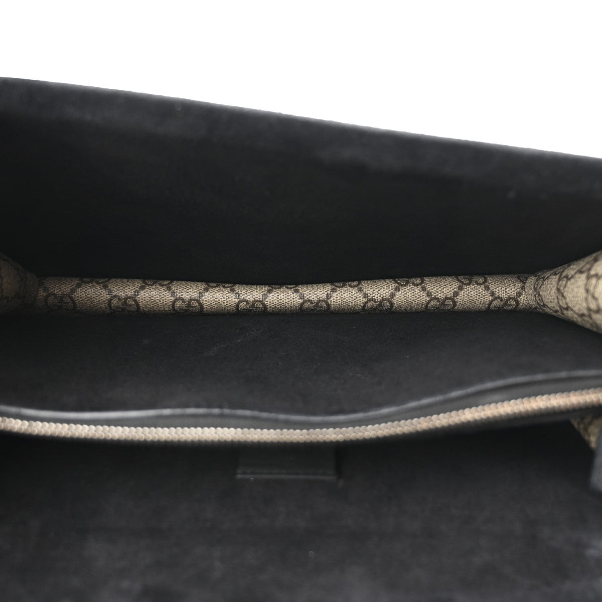 GG Supreme Monogram Crystal Small Dionysus Shoulder Bag Black