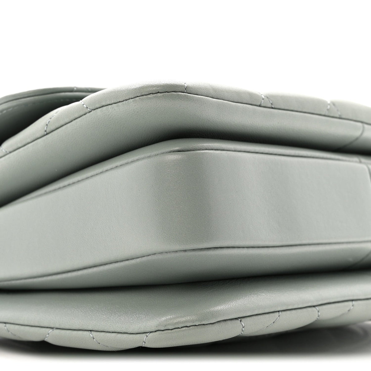 Lambskin Quilted Small Trendy CC Flap Dual Handle Bag Grey