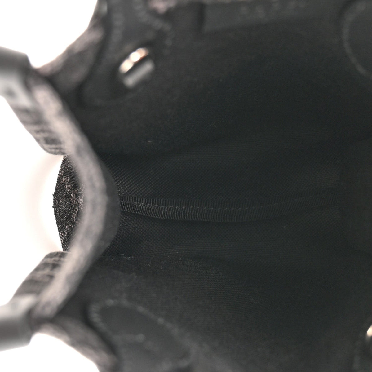 Denim GG Monogram Dollar Calfskin Mini Ophidia Tote Black Grey