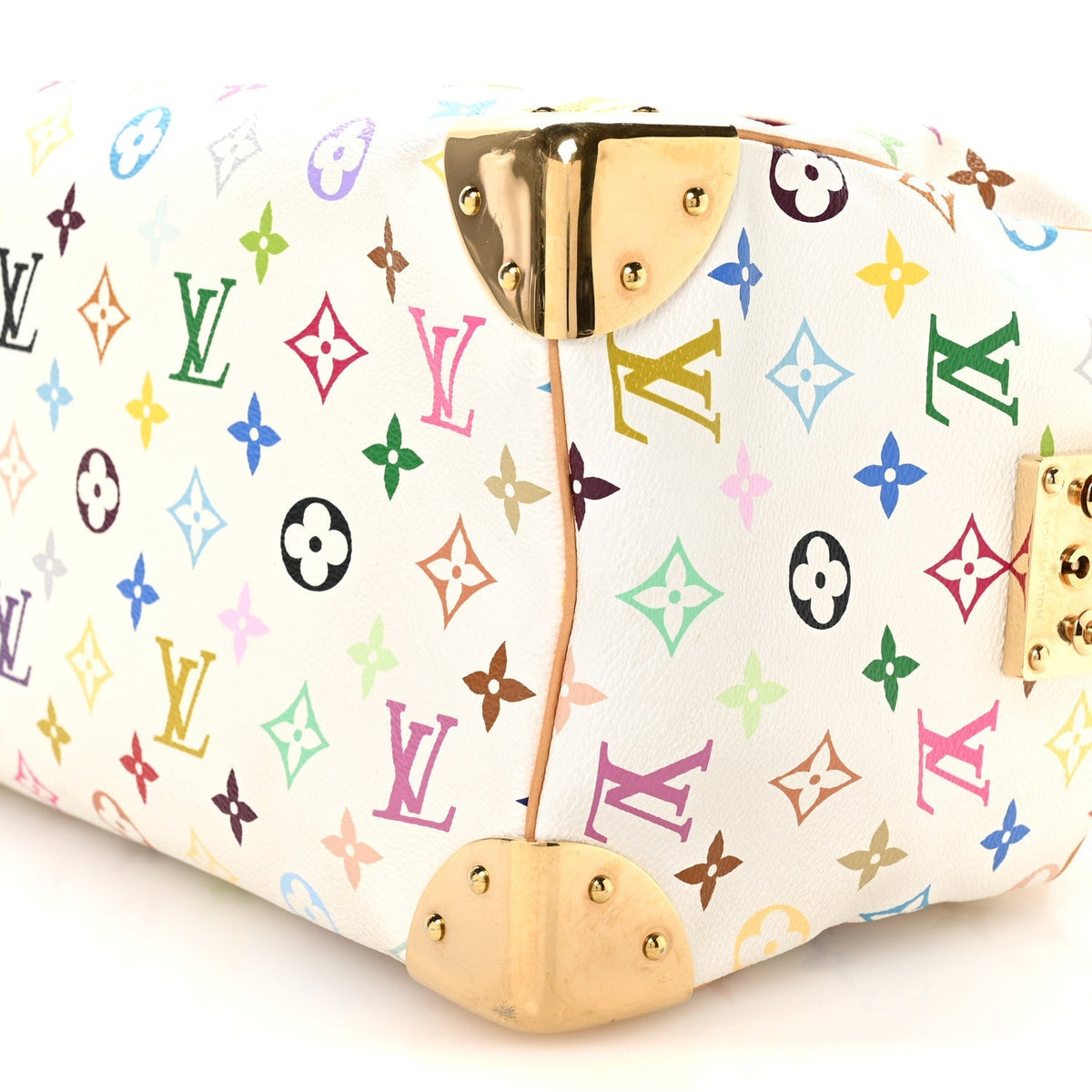 Monogram Multicolor Speedy 30 White