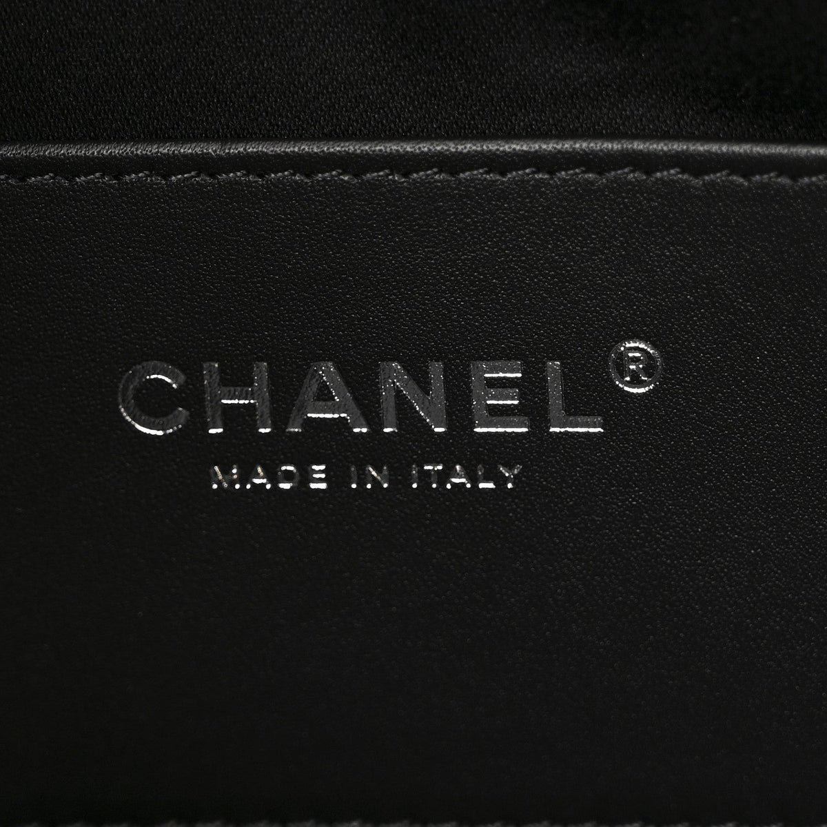 Shiny Crumpled Quilted Mini Chanel 25 Handbag Black