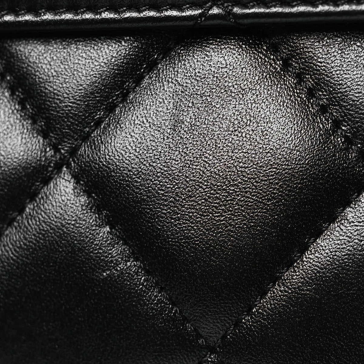 Lambskin Quilted Small Trendy CC Dual Handle Flap Bag Black