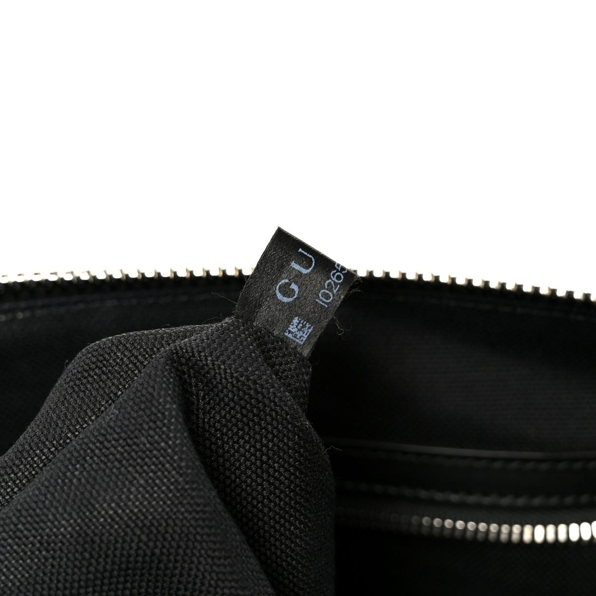 Soft GG Supreme Monogram Appia Calfskin Web East West Messenger Bag Black Grey