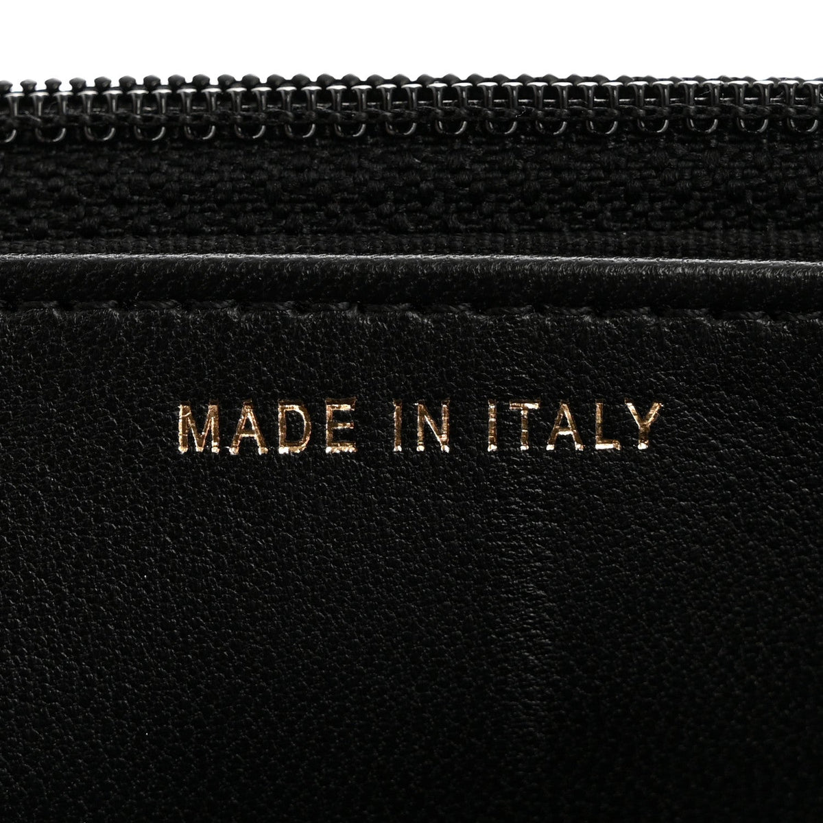Lambskin Quilted Trendy CC Wallet On Chain WOC Black