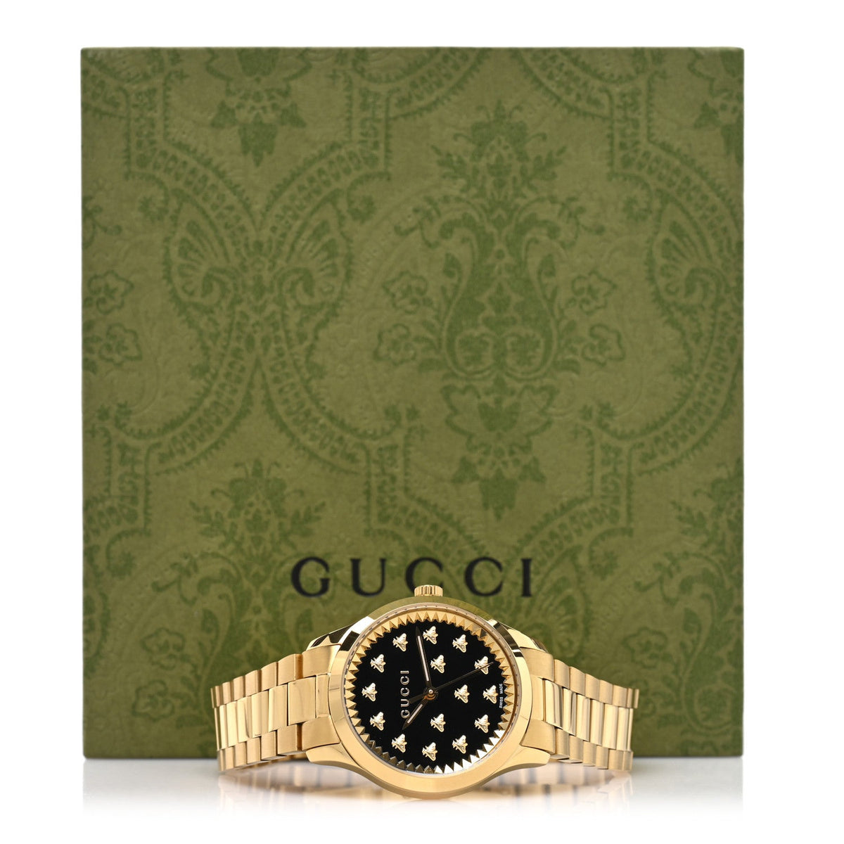 Stainless Steel 32mm G-Timeless Bee Quartz Watch Black