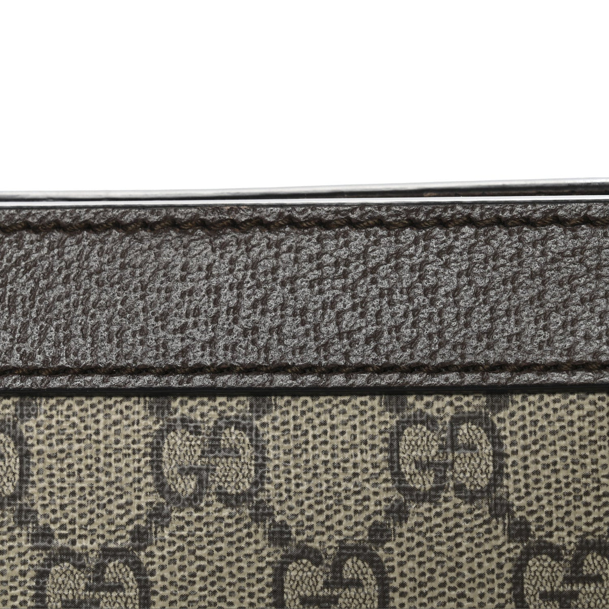 GG Supreme Monogram Web Small Ophidia Chain Shoulder Bag Brown
