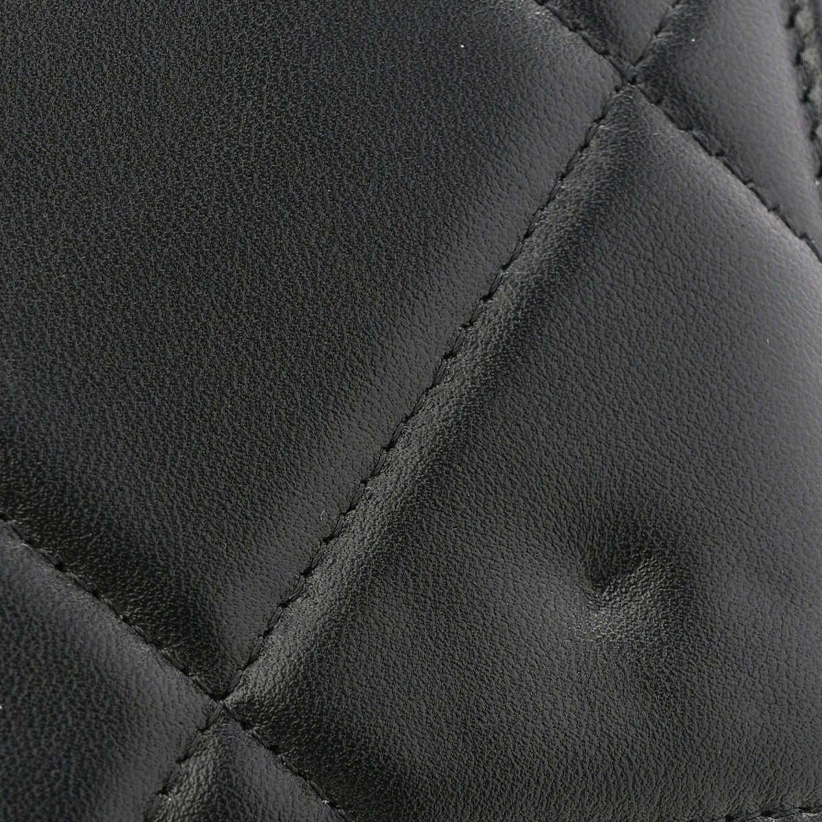 Lambskin Quilted Chanel 19 Wallet On Chain WOC Black