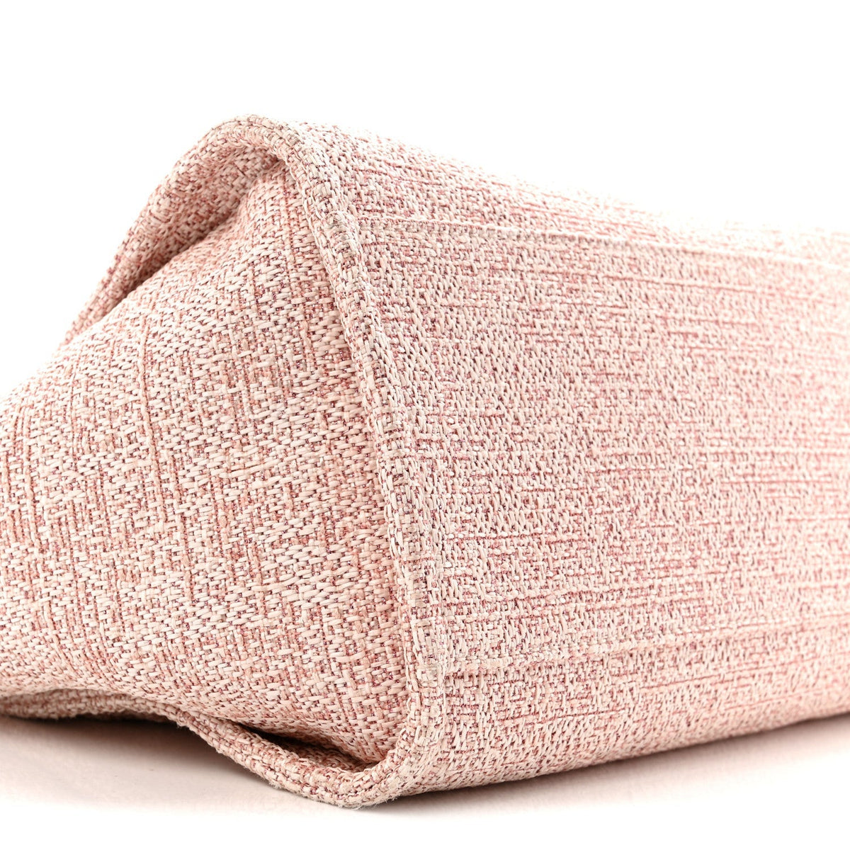 Lurex Boucle Deauville Medium Tote Pink