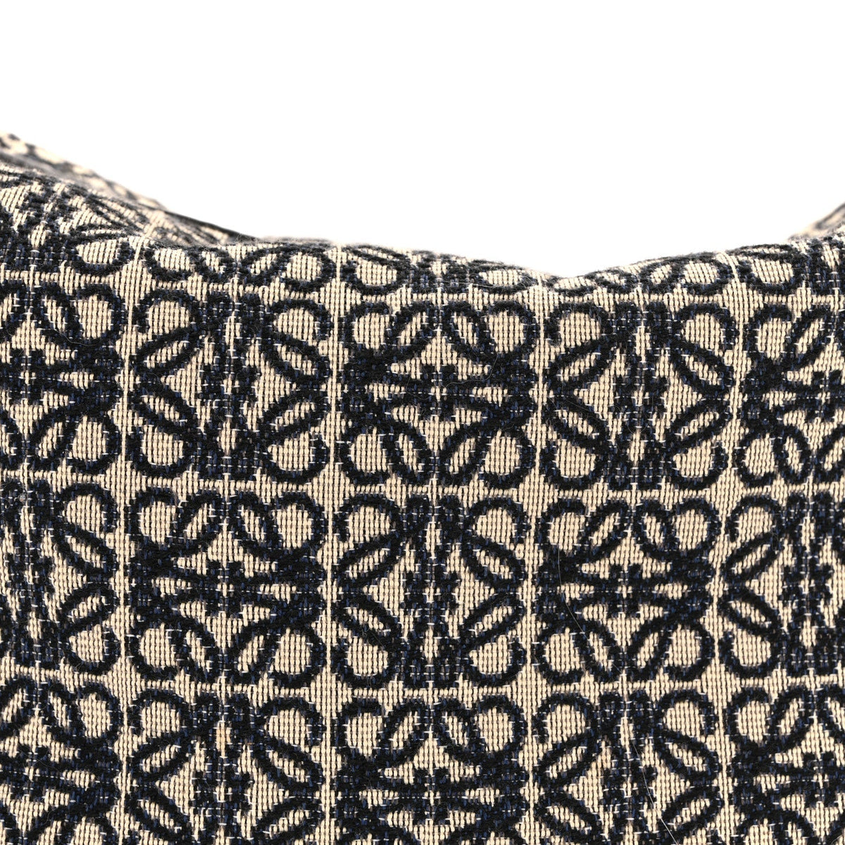 Jacquard Anagram Calfskin Small Cubi Bag Navy Black