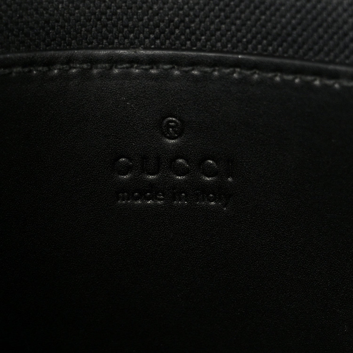 GG Supreme Monogram Web Small Flat Messenger Bag Black Grey
