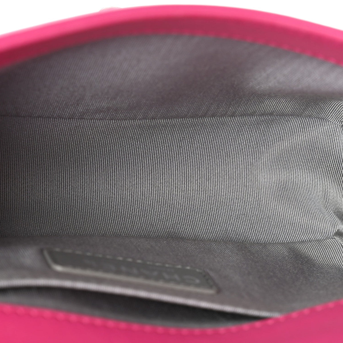 Velvet Quilted Small Boy Flap Fuchsia