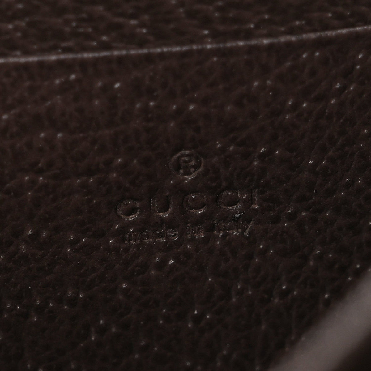 Monogram Jumbo GG Textured Dollar Calfskin Mini Dionysus Chain Wallet Camel Ebony New Acero