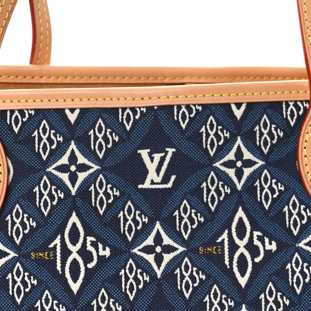 Jacquard Since 1854 Neverfull MM Blue