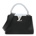 Taurillon Capucines MM Black Blue White