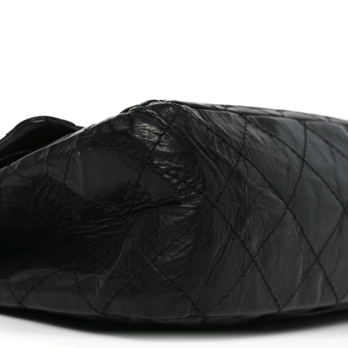 Aged Calfskin Quilted 2.55 Reissue 226 Flap Black