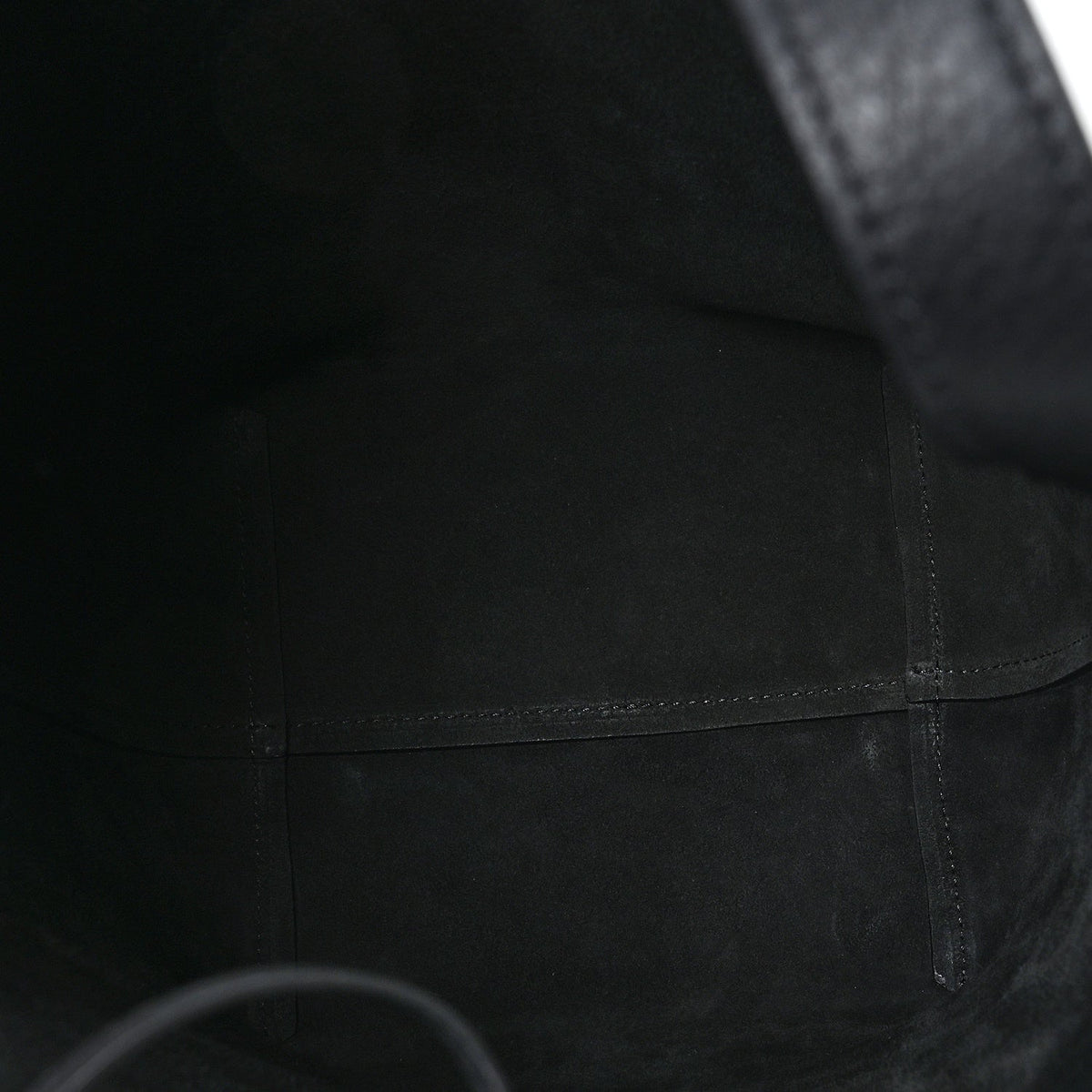 Grained Calfskin Medium N/S Park Tote Black