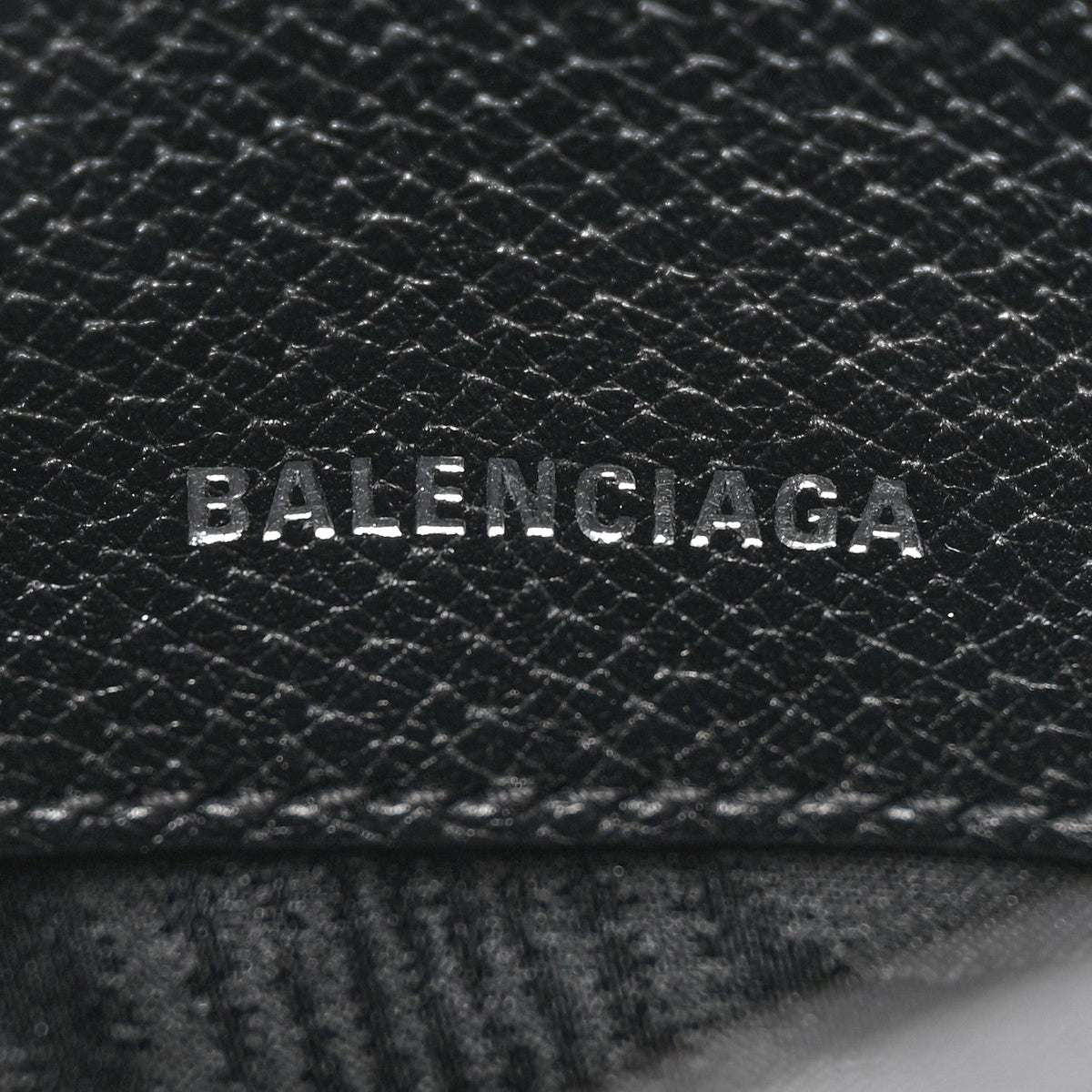 X BALENCIAGA BB Monogram Calfskin Web Mini Jackie 1961 Hobo Black