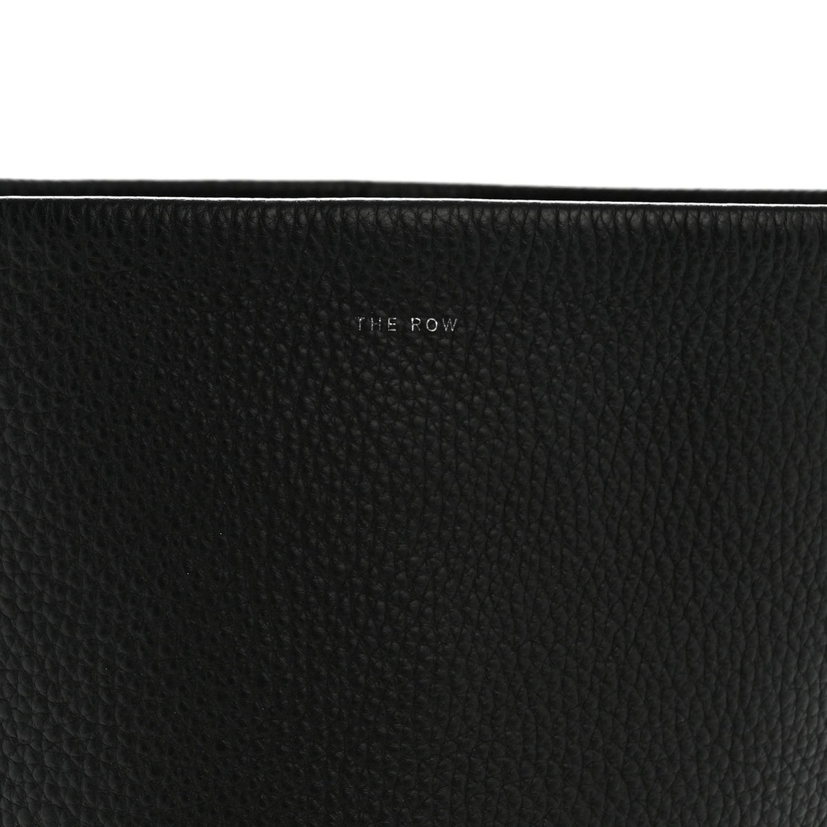 Grained Calfskin Medium N/S Park Tote Black