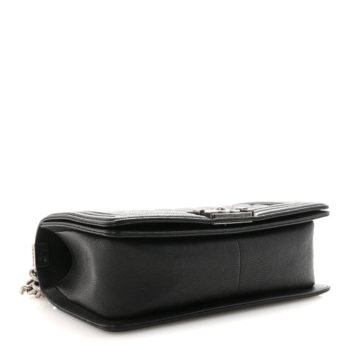 Caviar Quilted Medium Boy Flap Black