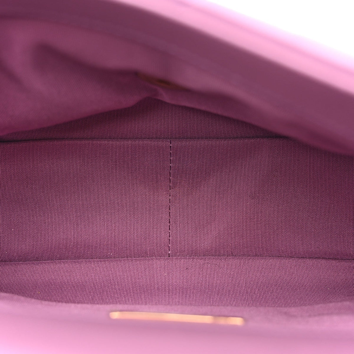 Goatskin Quilted Medium Chanel 19 Flap Purple