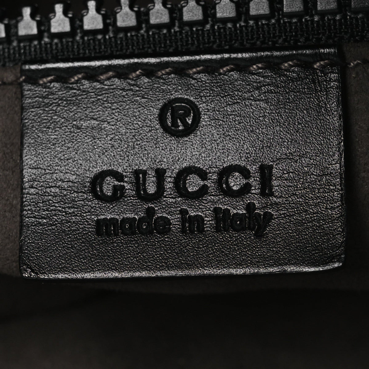 GG Supreme Monogram Flat Messenger Bag Black