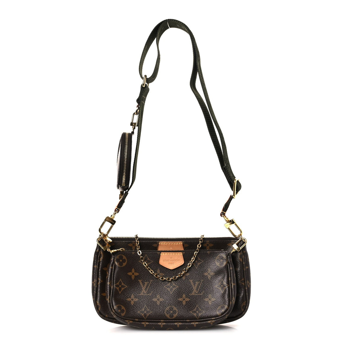 Monogram Multi Pochette Accessories Kaki