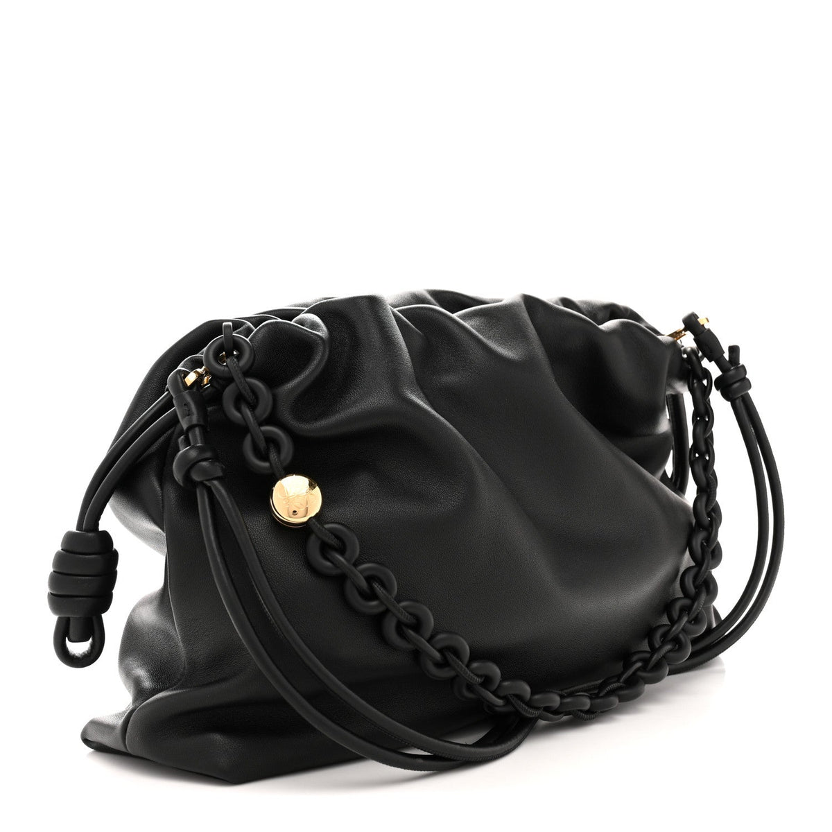 Mellow Nappa Large Donut Chain Flamenco Black