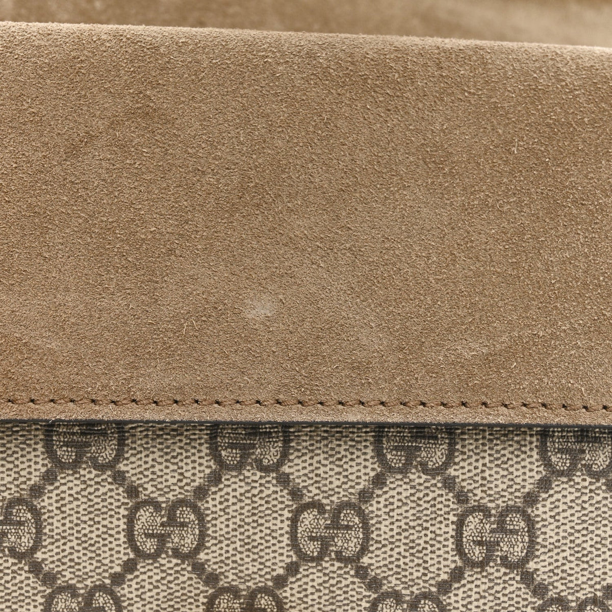 GG Supreme Monogram Mini Dionysus Shoulder Bag Taupe