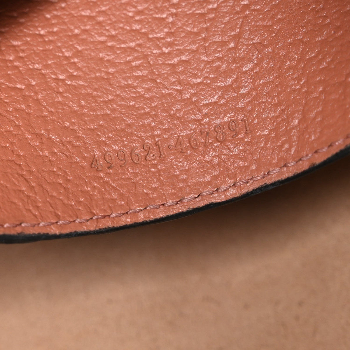Monogram Textured Dollar Calfskin Small Ophidia Dome Shoulder Bag Cloche Rose Pink