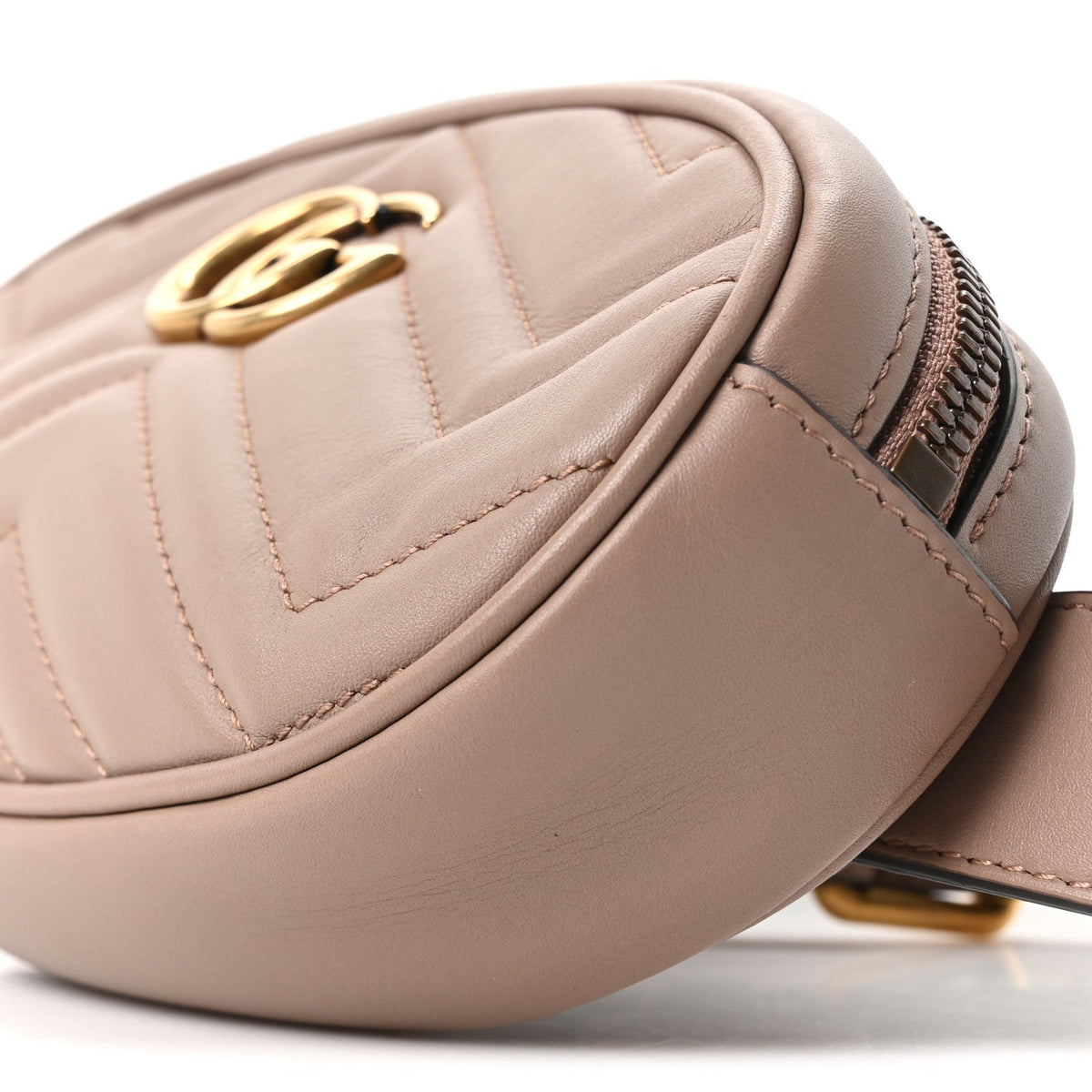 Calfskin Matelasse GG Marmont Belt Bag 85 34 Porcelain Rose