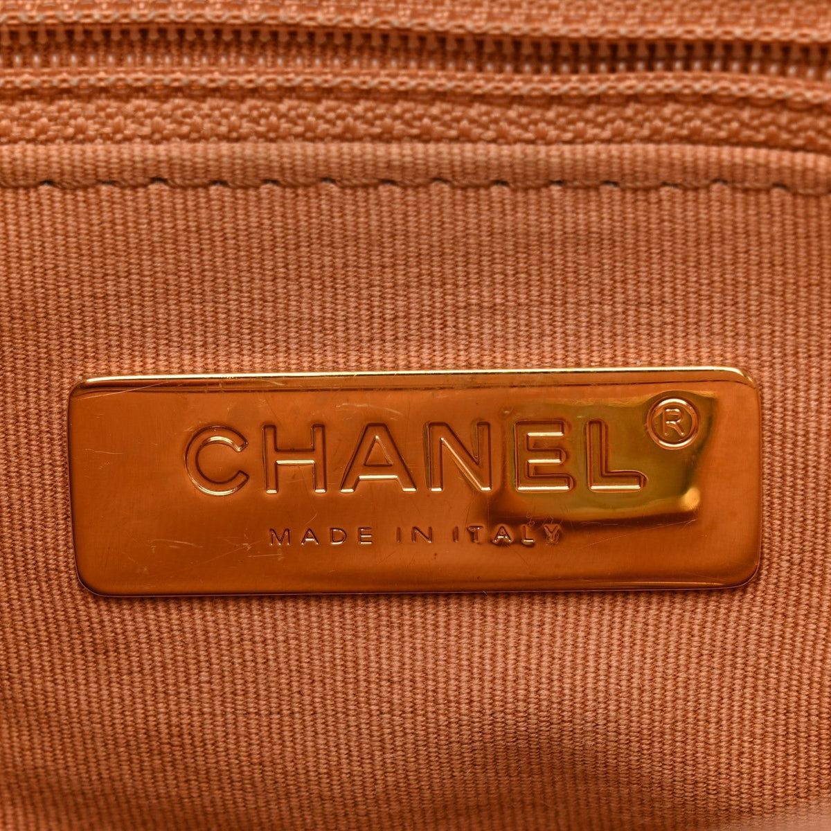 Lambskin Quilted Medium Chanel 19 Flap Brown