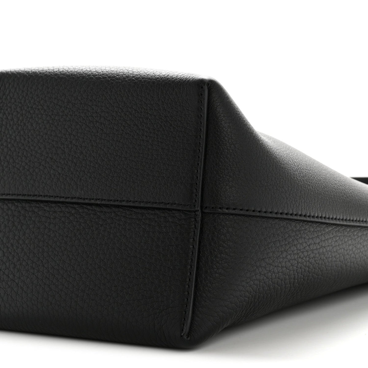 Grained Calfskin Small N/S Park Tote Black