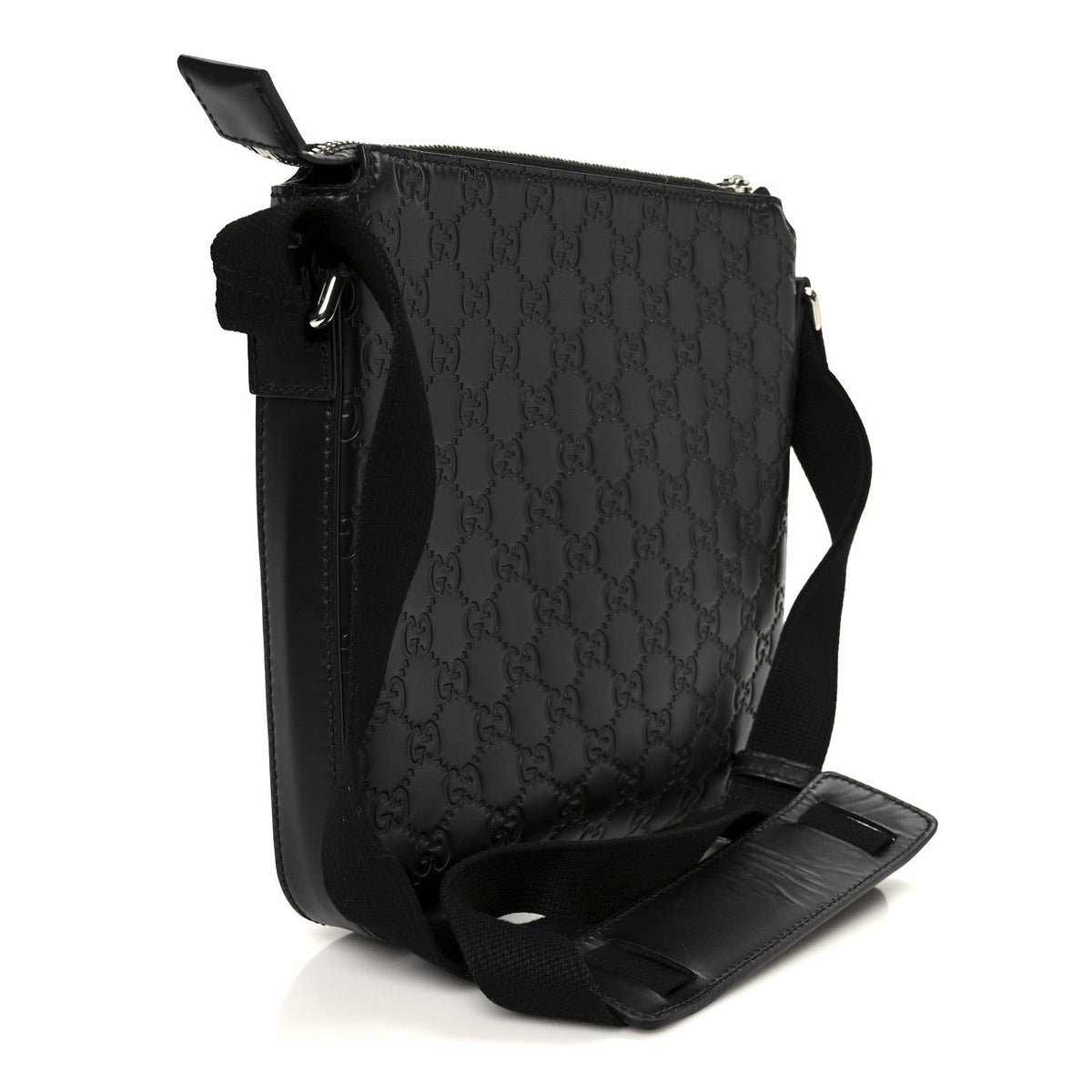 Guccissima Signature Small Messenger Bag Black