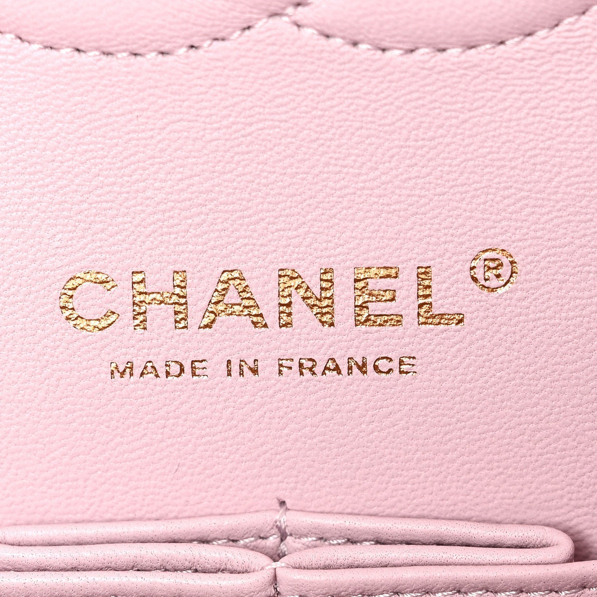Caviar Quilted Medium Double Flap Light Pink
