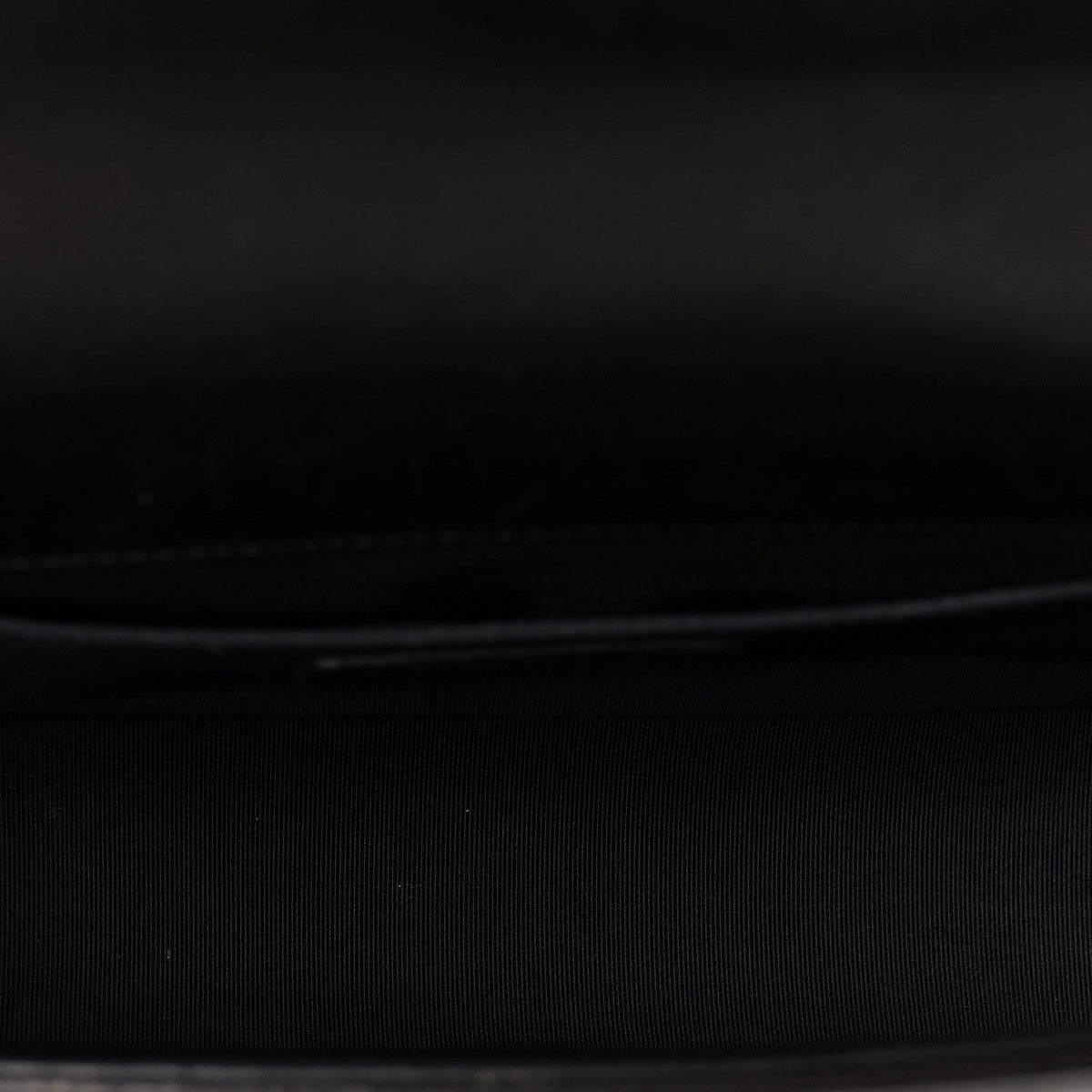 Lambskin Quilted Medium Boy Flap Black