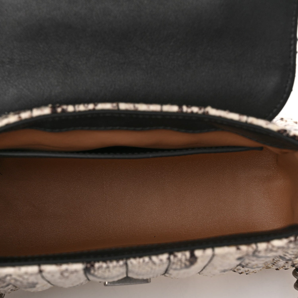 Snakeskin Matelasse Aria Mini GG Marmont Top Handle Shoulder Bag Roccia