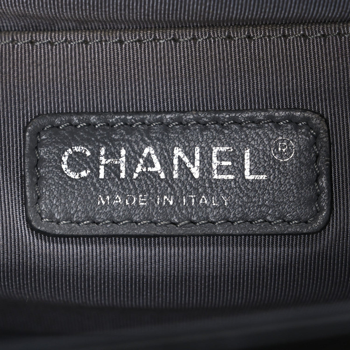 Lambskin Quilted Medium Boy Flap Black