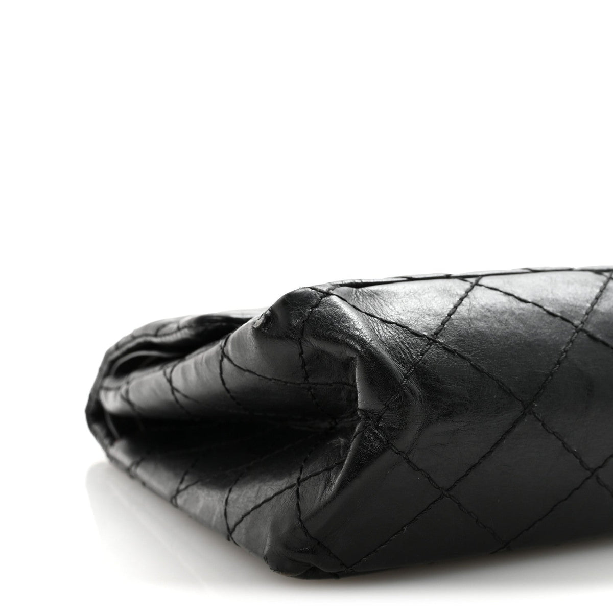 Aged Calfskin Quilted 2.55 Reissue 226 Flap Black