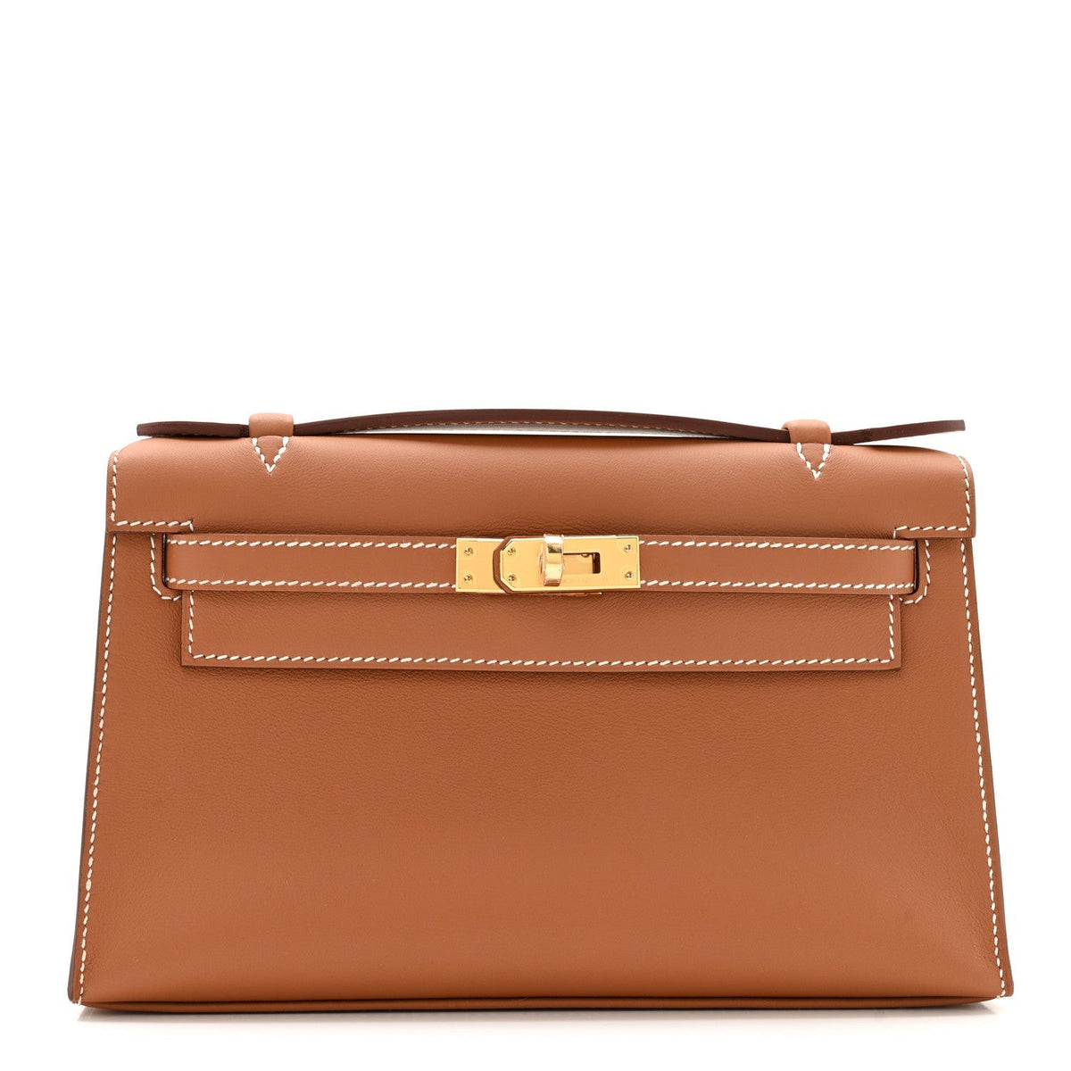 Swift Kelly Pochette Clutch Gold