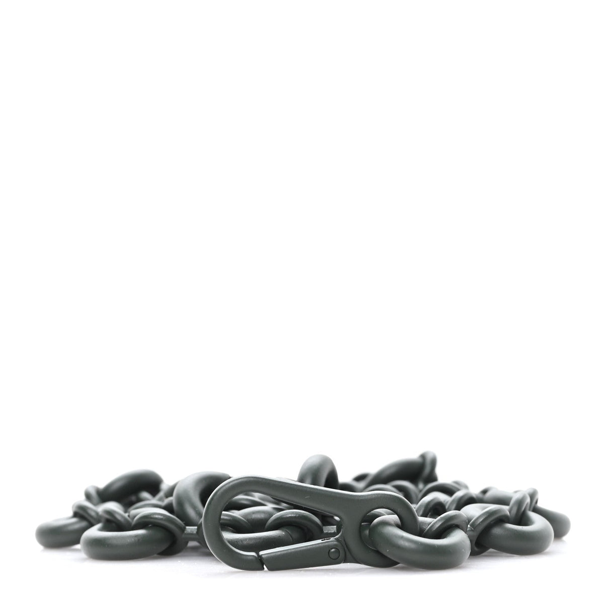 Brass Monochrome Donut Chain Shoulder Strap Olive Green