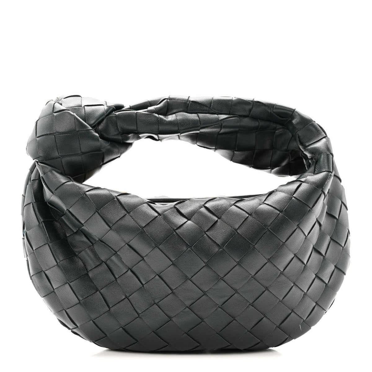 Nappa Intrecciato Mini Jodie Dark Moss