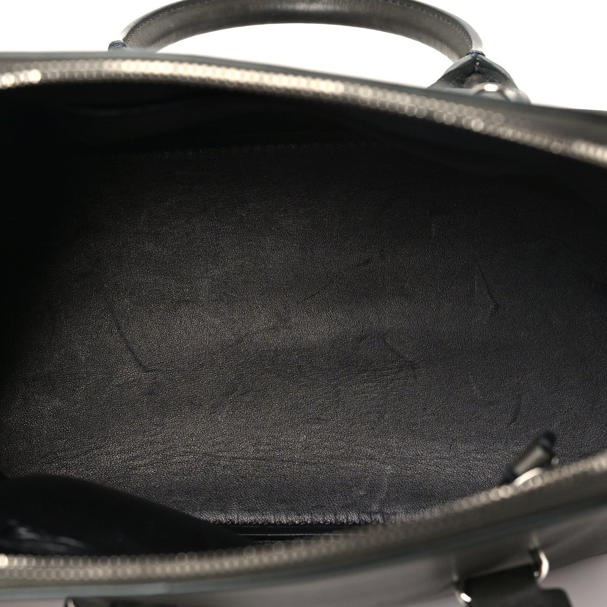 Saddle Calfskin Mini Devon Bag Koala Grey