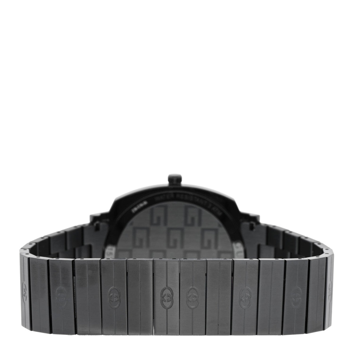 PVD Stainless Steel 38mm Grip Quartz Watch Black