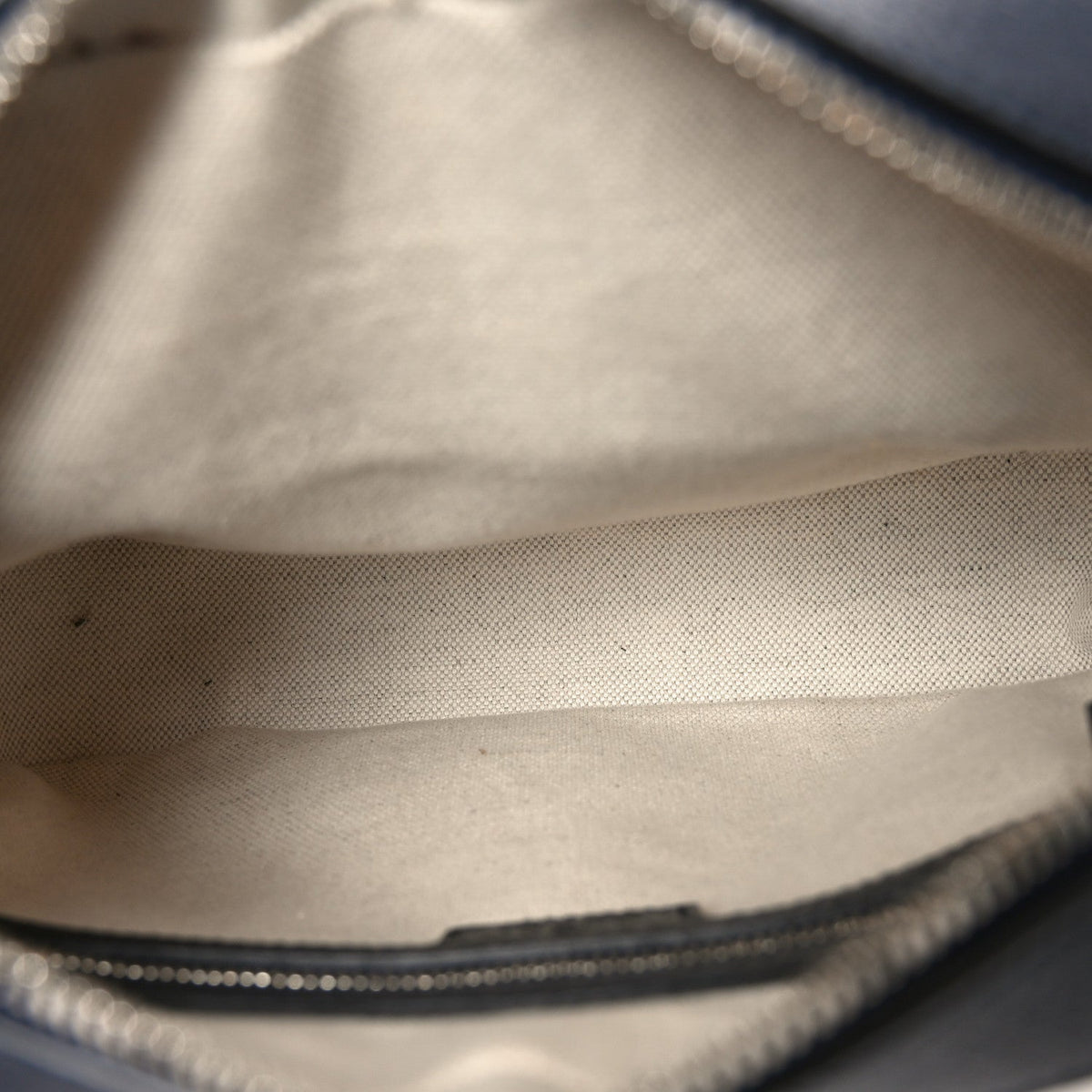GG Supreme Monogram Textured Dollar Calfskin Small Horsebit 1955 Shoulder Bag Beige Blue