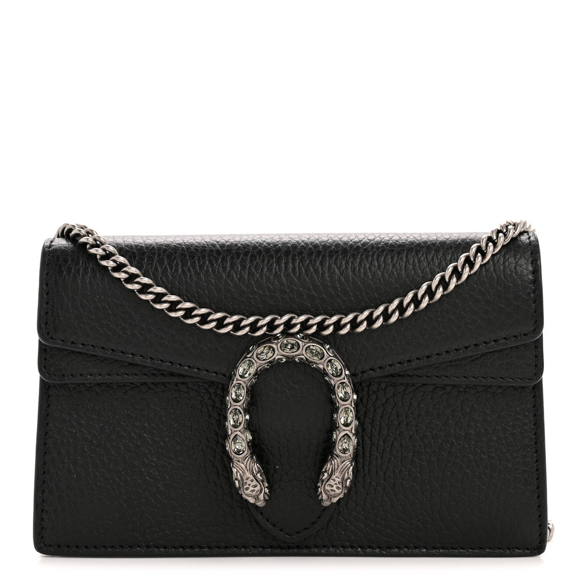 Calfskin Super Mini Dionysus Shoulder Bag Black