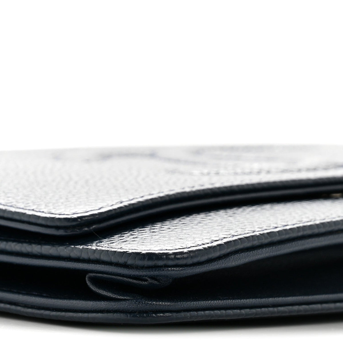 Caviar Timeless CC Wallet on Chain WOC Navy Blue