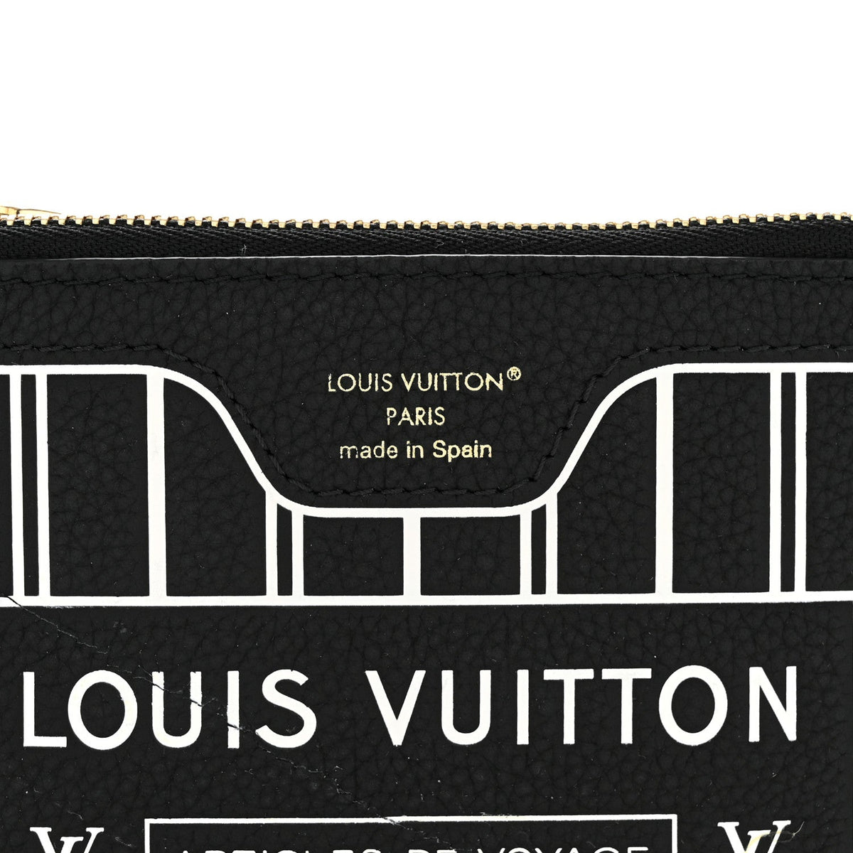 Calfskin Neverfull Inside Out BB Pochette Black