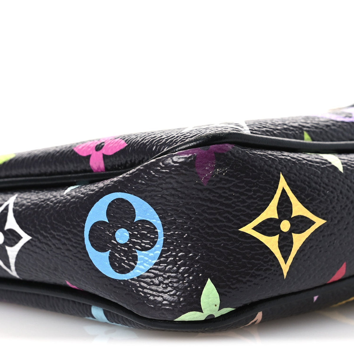 LV X TM Monogram Multicolor Pochette Accessories Black