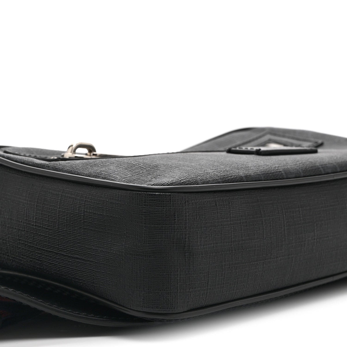 Soft GG Supreme Monogram Web Belt Bag Black Grey