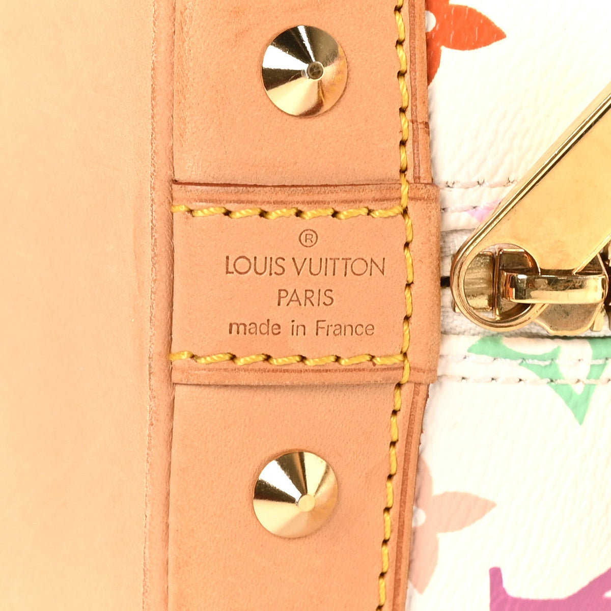 Monogram Multicolor Alma PM White